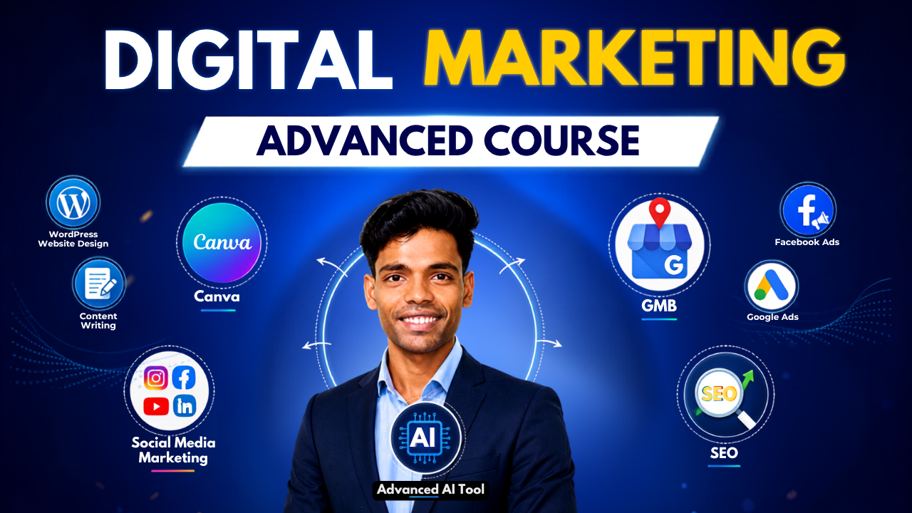 Digital Marketing Advanced Course | Completly Beginners to Advanced Level