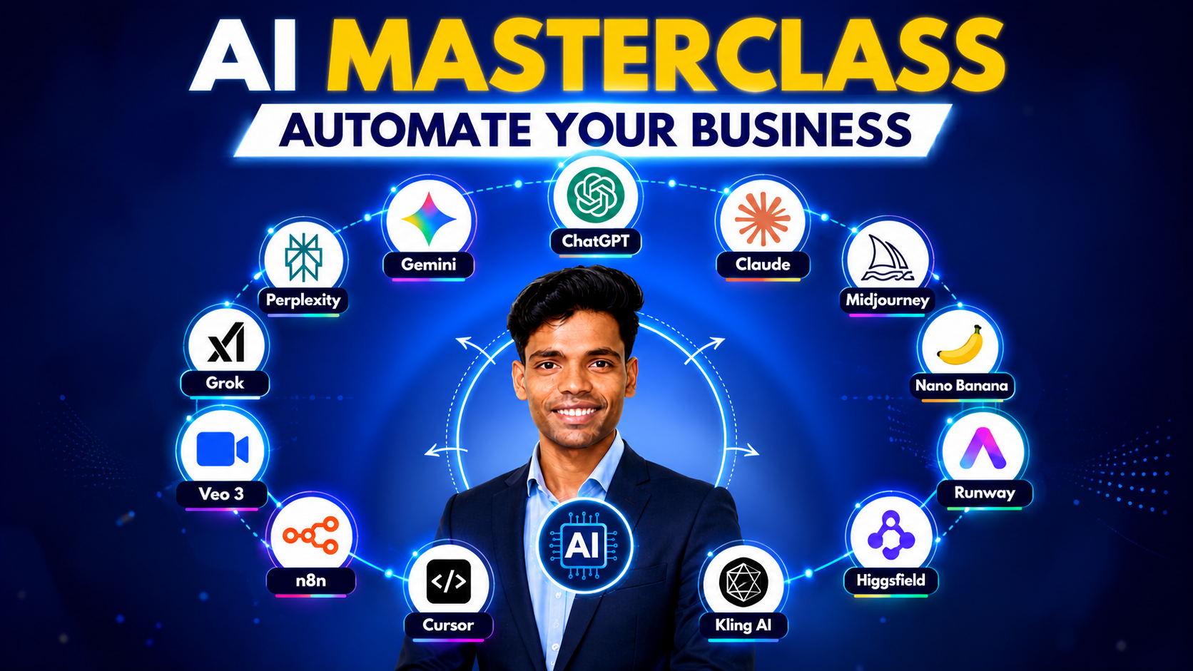 AI Masterclass: From Zero to Fully Automated for Businesses (AI Automation)
